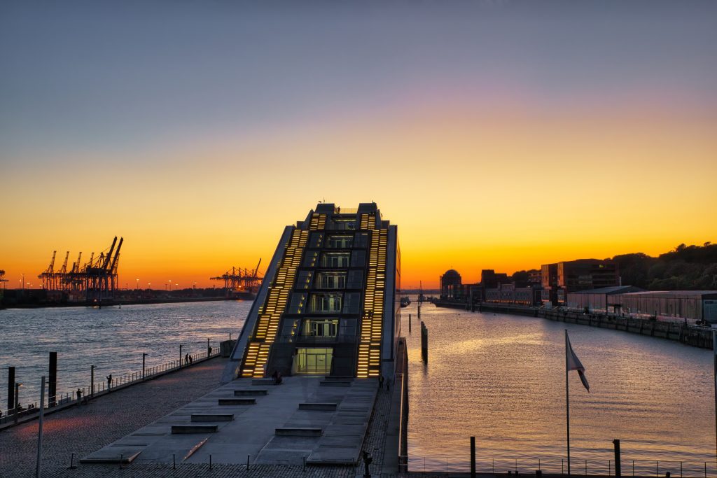 Sonnenuntergang Dockland